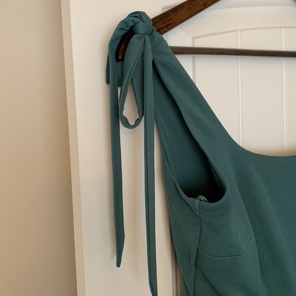 Teal Blue/Green Bridesmaid Dress - Picture 2 of 6